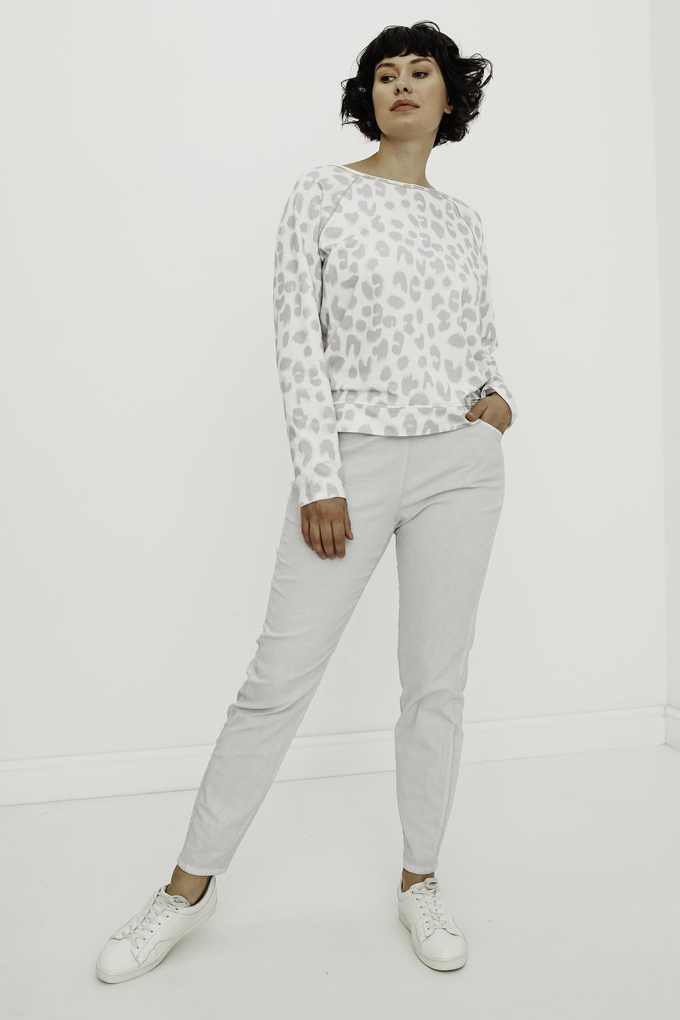 Брюки Tuzzi серые с поясом