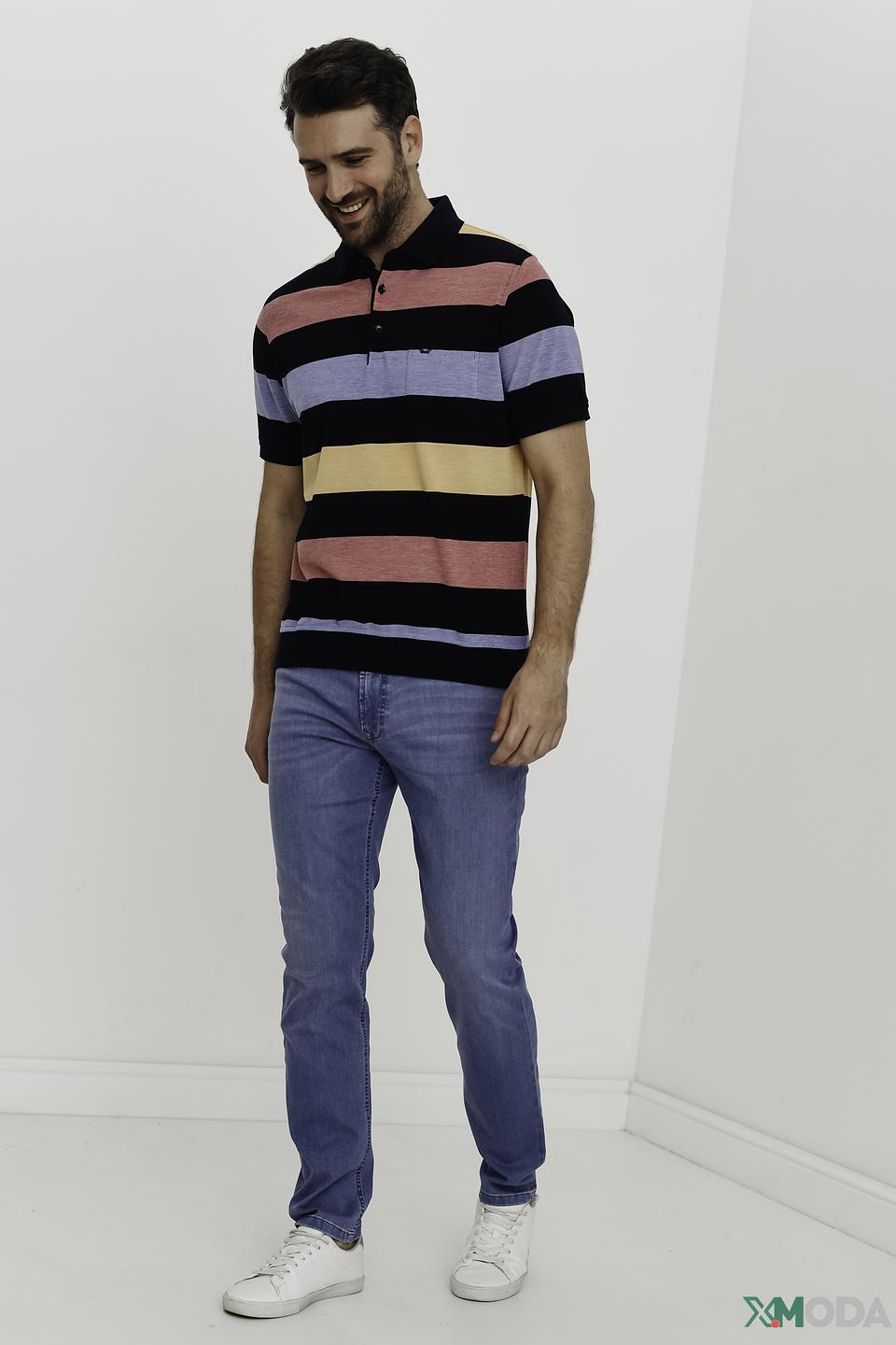 Поло Monte Carlo в полоску