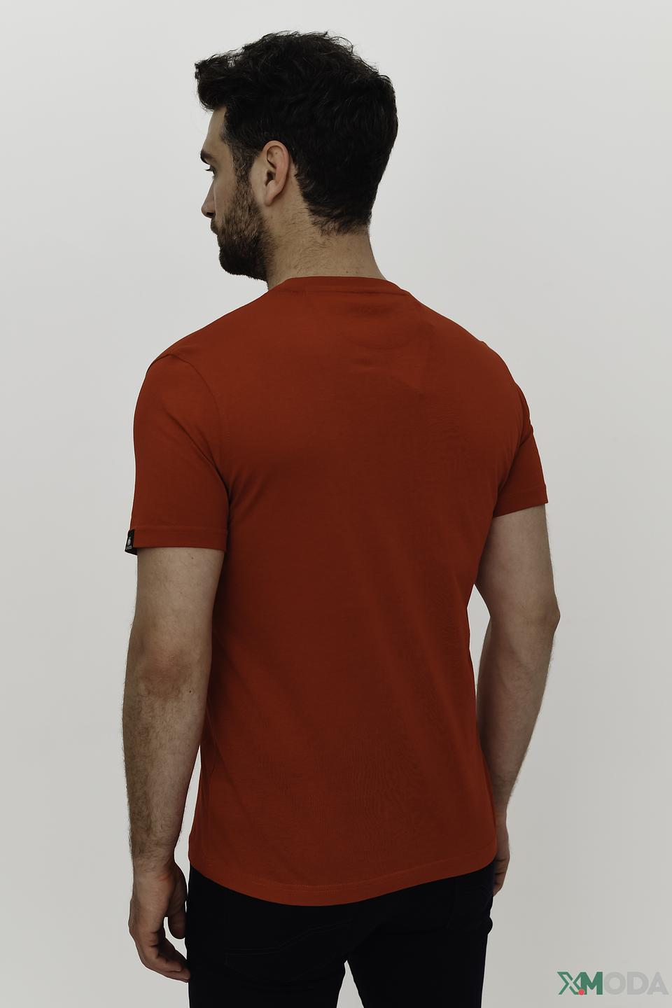 Футболка Granchio с принтом красная