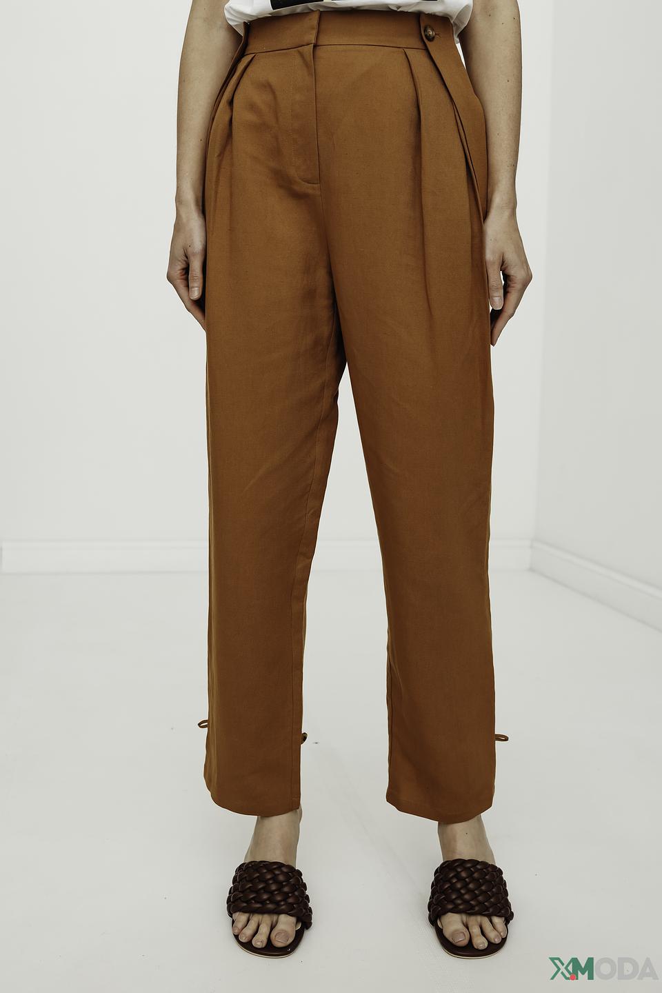 Брюки Patrizia Pepe терракотовые