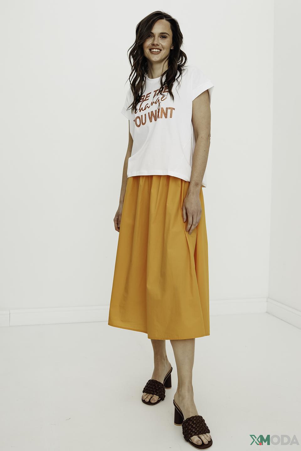 Футболка Icona с принтом белая