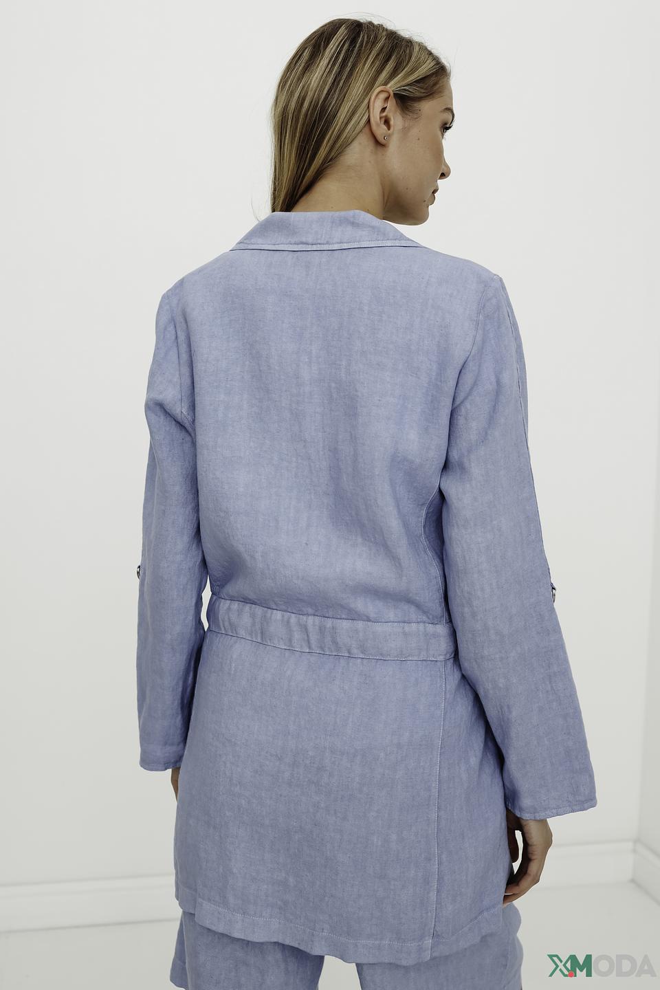 Жакет SE Stenau лен голубой