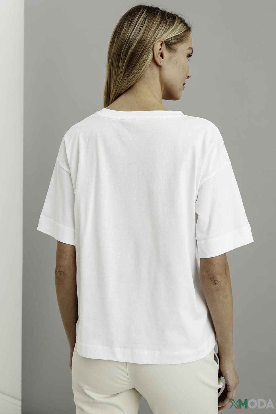 Футболка Marc Cain с принтом белый