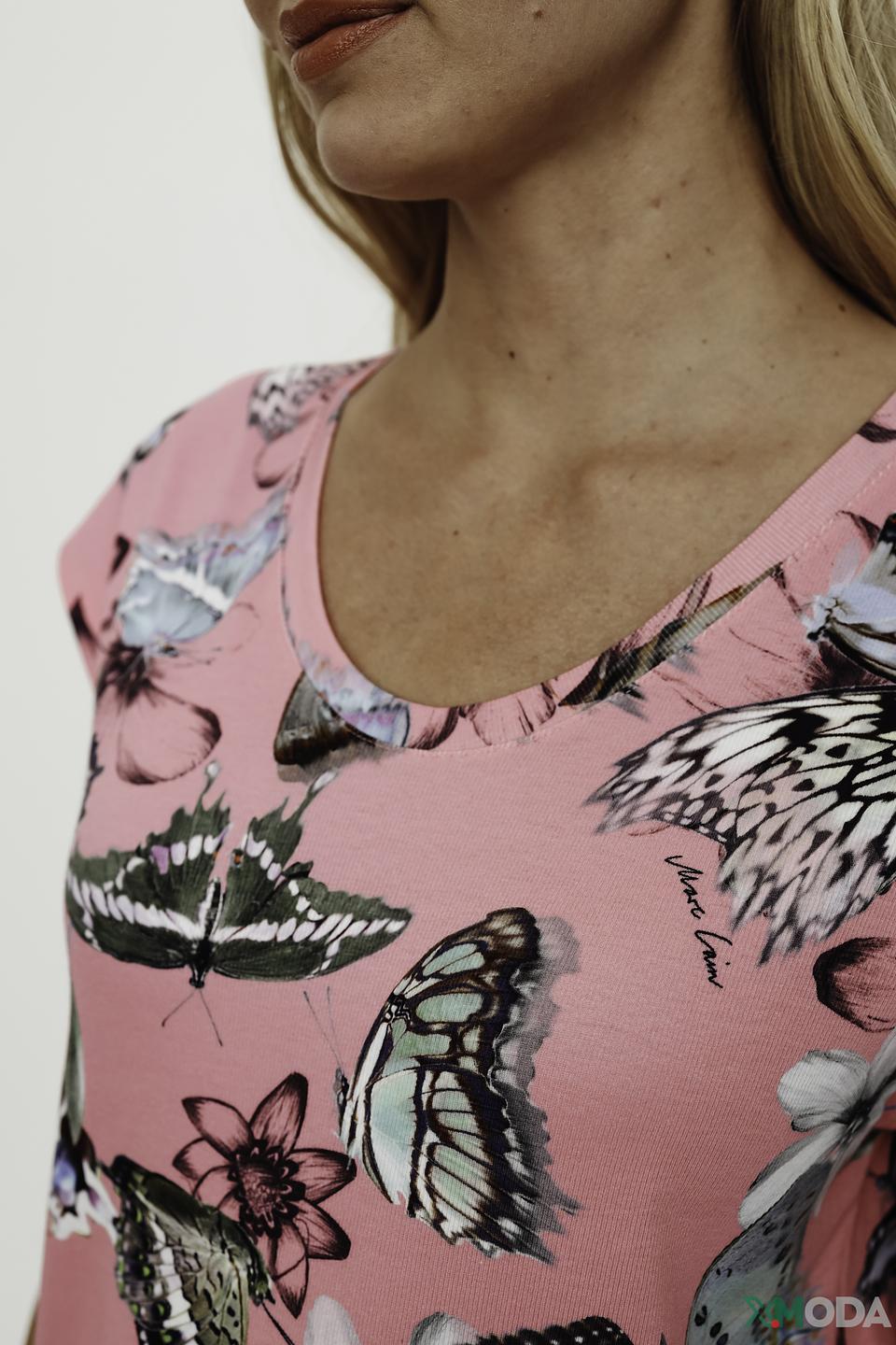 Блуза Marc Cain с бабочками