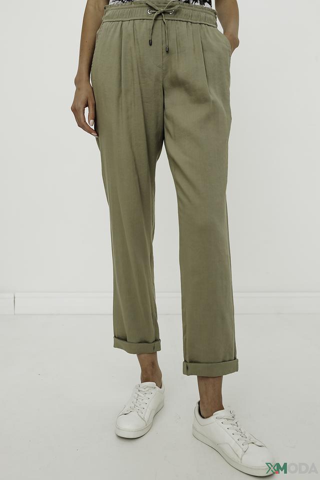 Брюки Marc Cain хаки с поясом