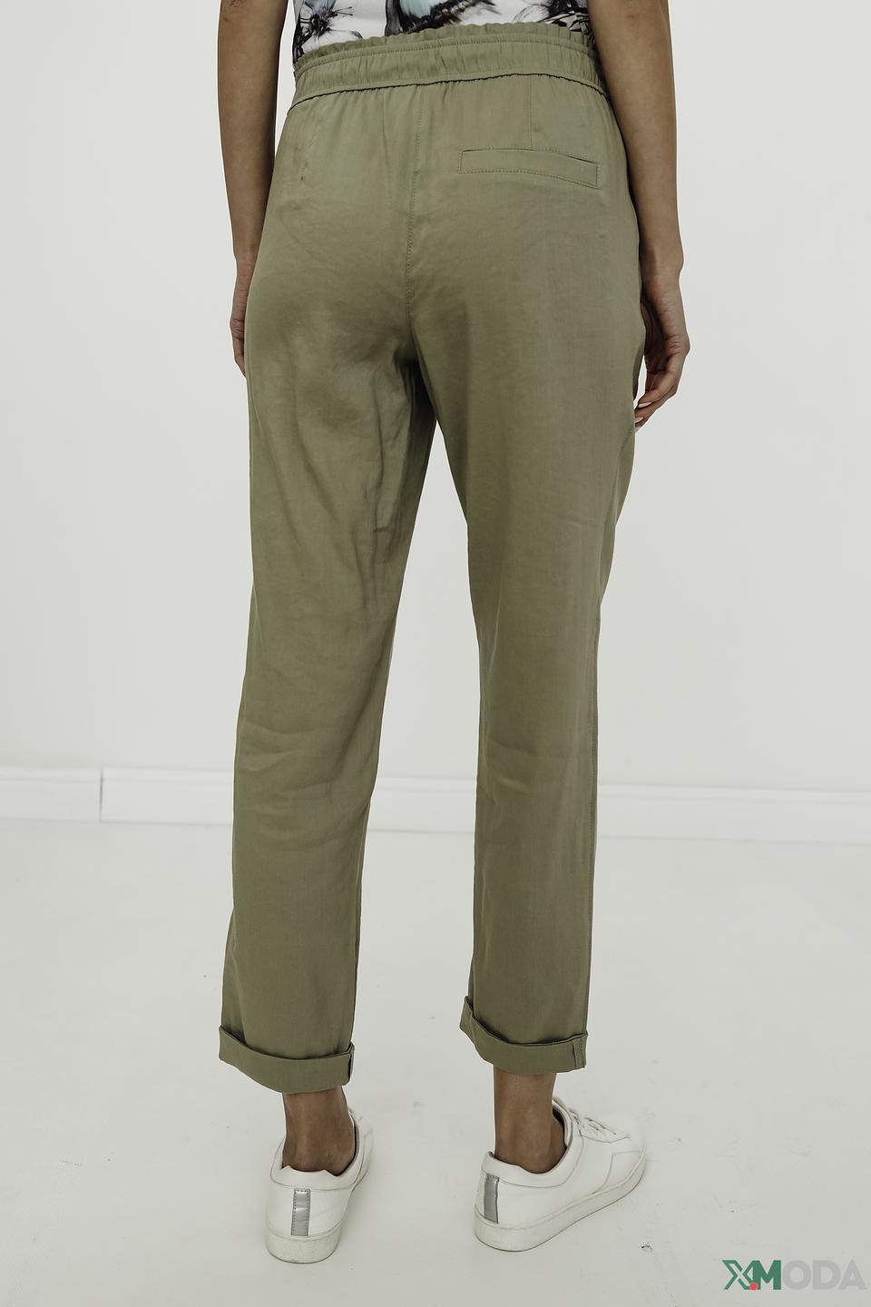 Брюки Marc Cain хаки с поясом