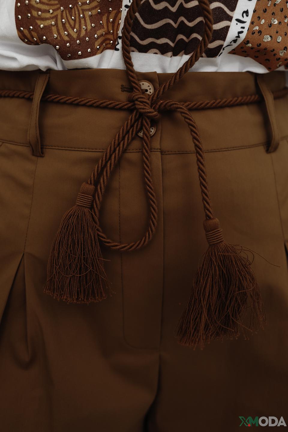 Шорты Patrizia Pepe терракотовые