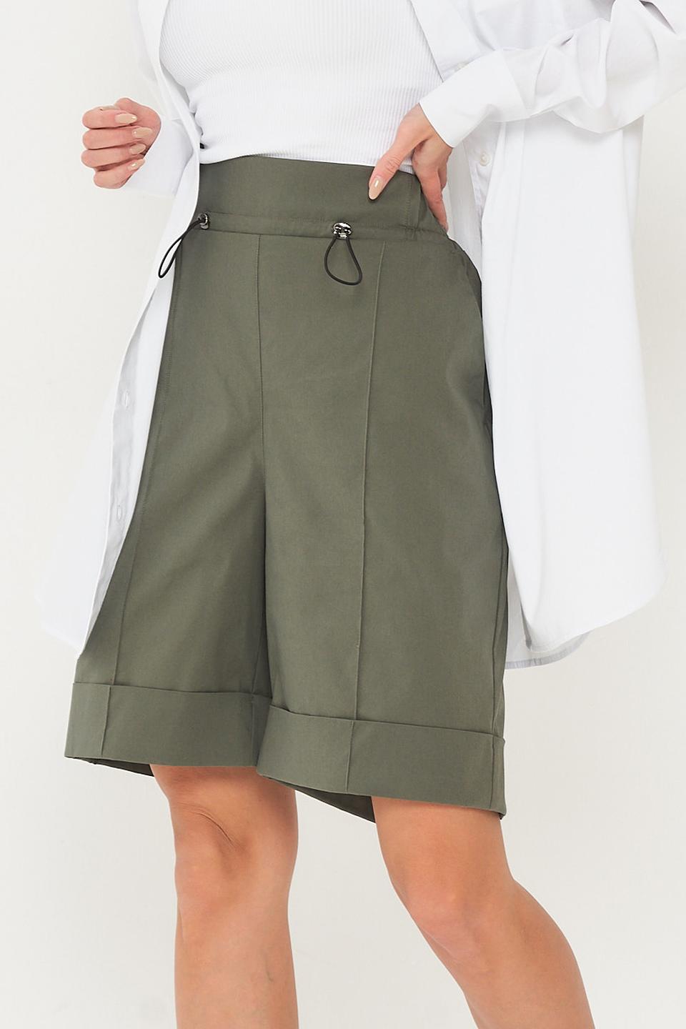 Шорты VAY с манжетами хаки