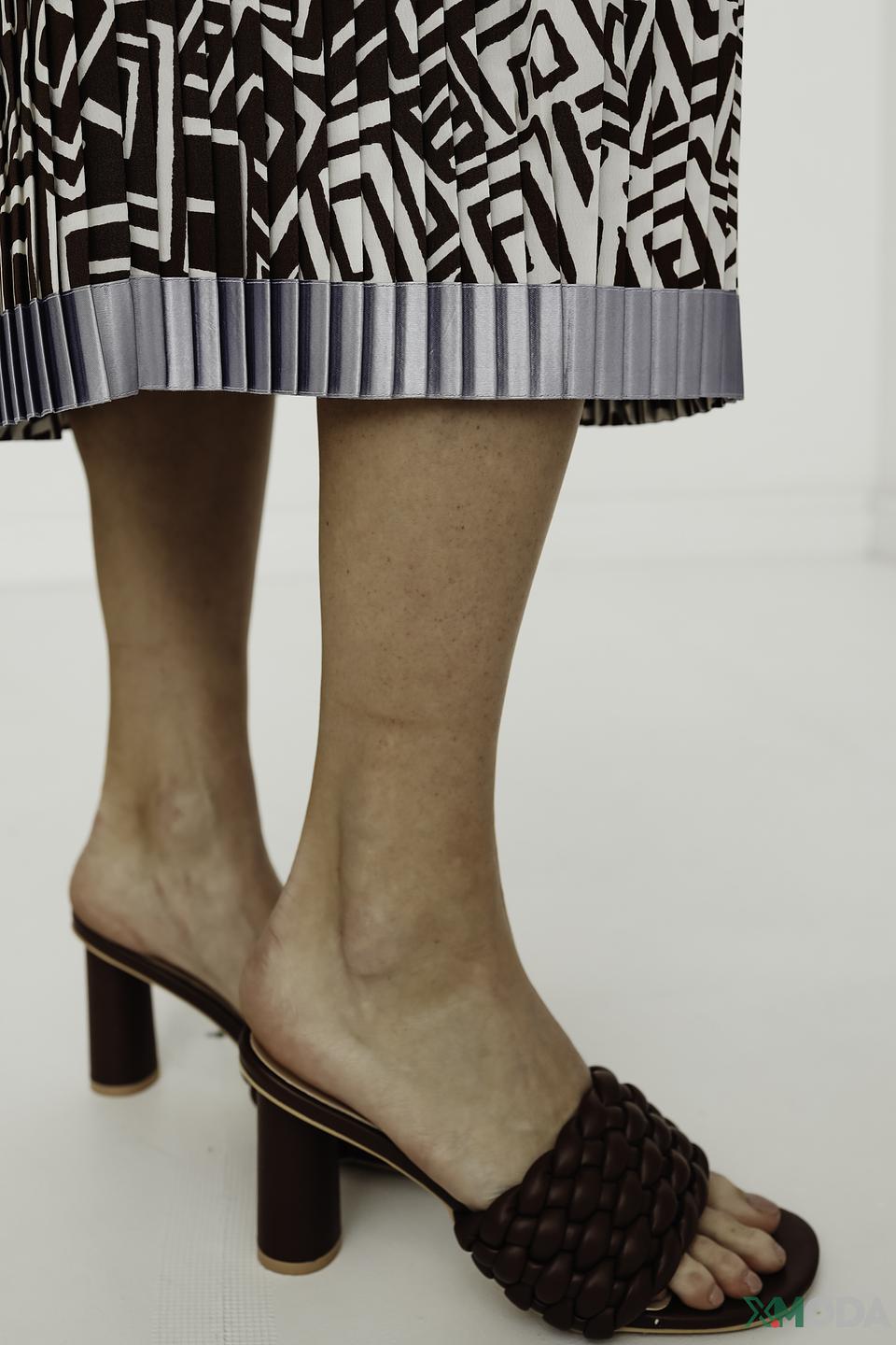 Платье Manila Grace с геометрическим принтом