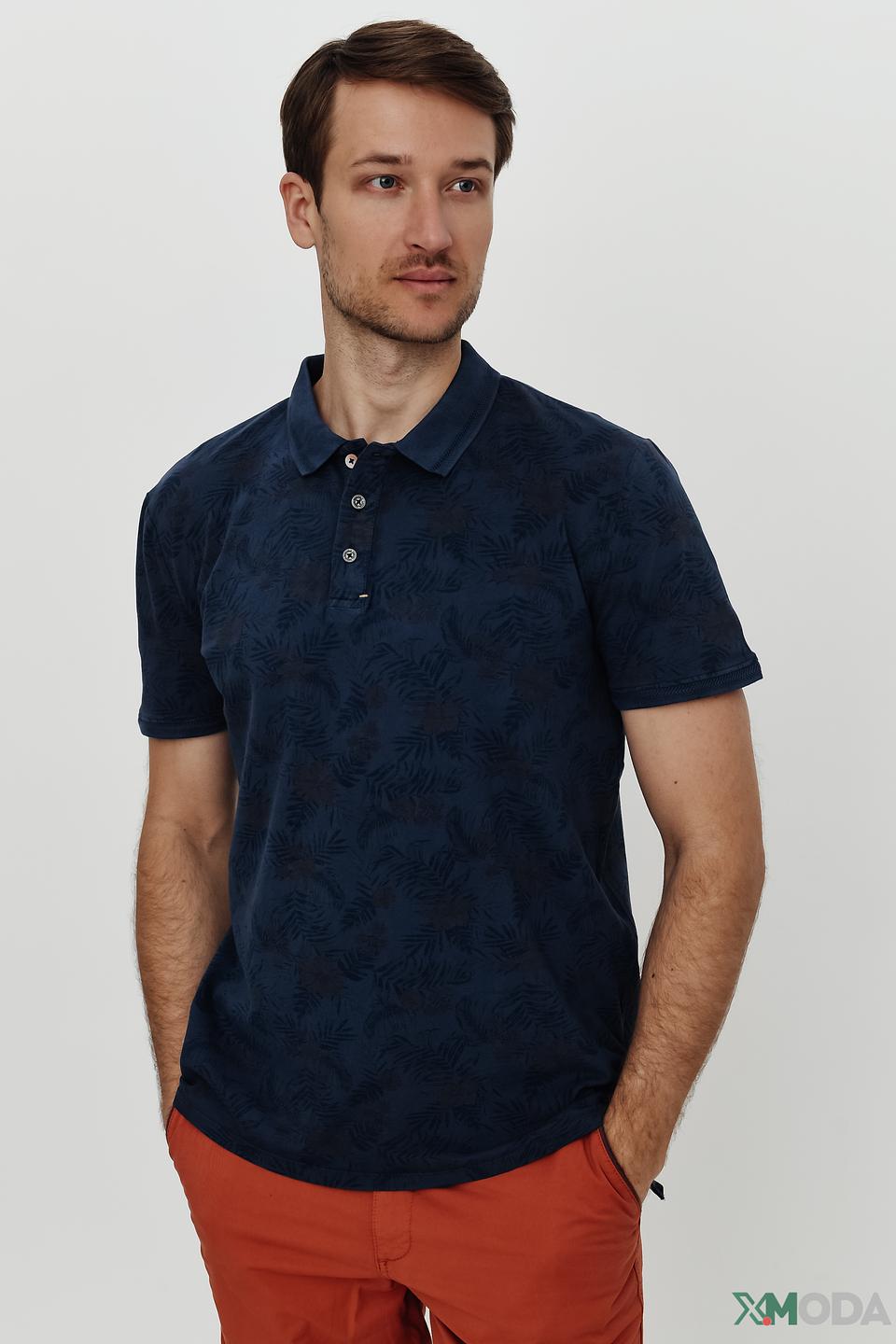 Поло Basefield с принтом