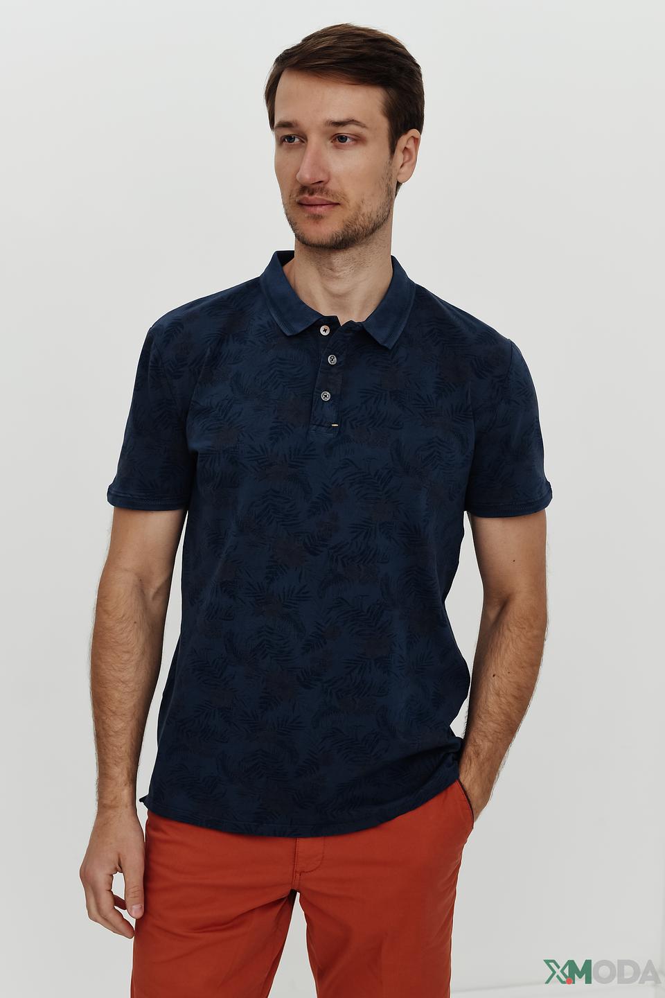 Поло Basefield с принтом