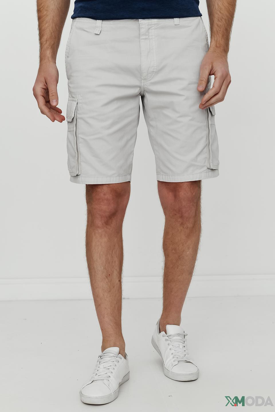 Шорты Bugatti серые карго