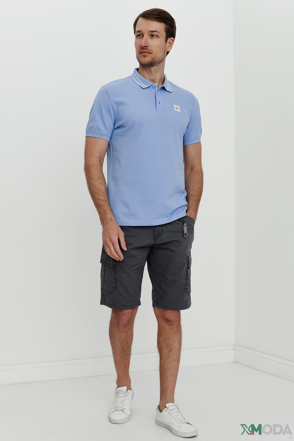 Поло s.Oliver голубое