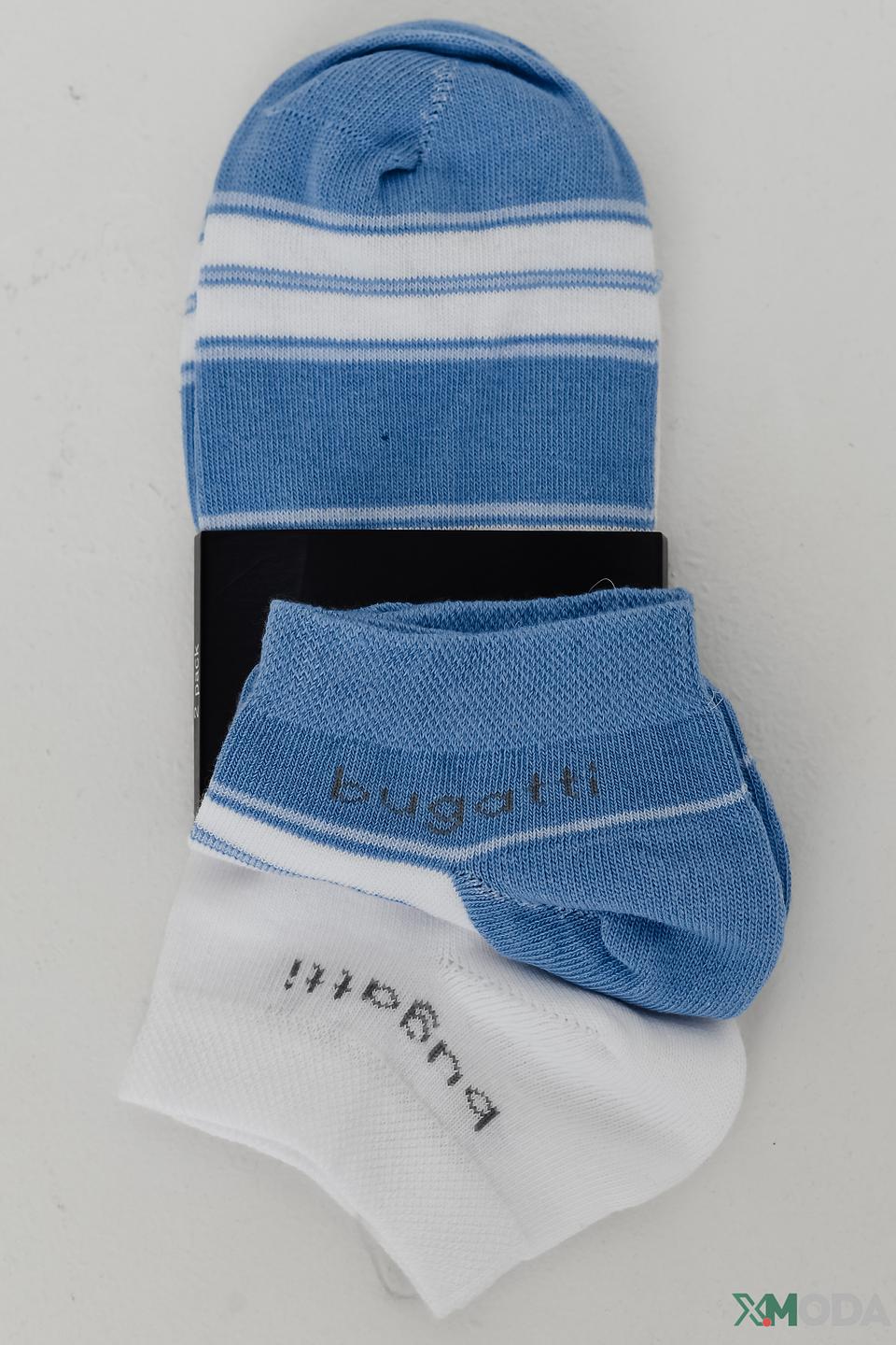 Носки Bugatti ACC полосатые голубые