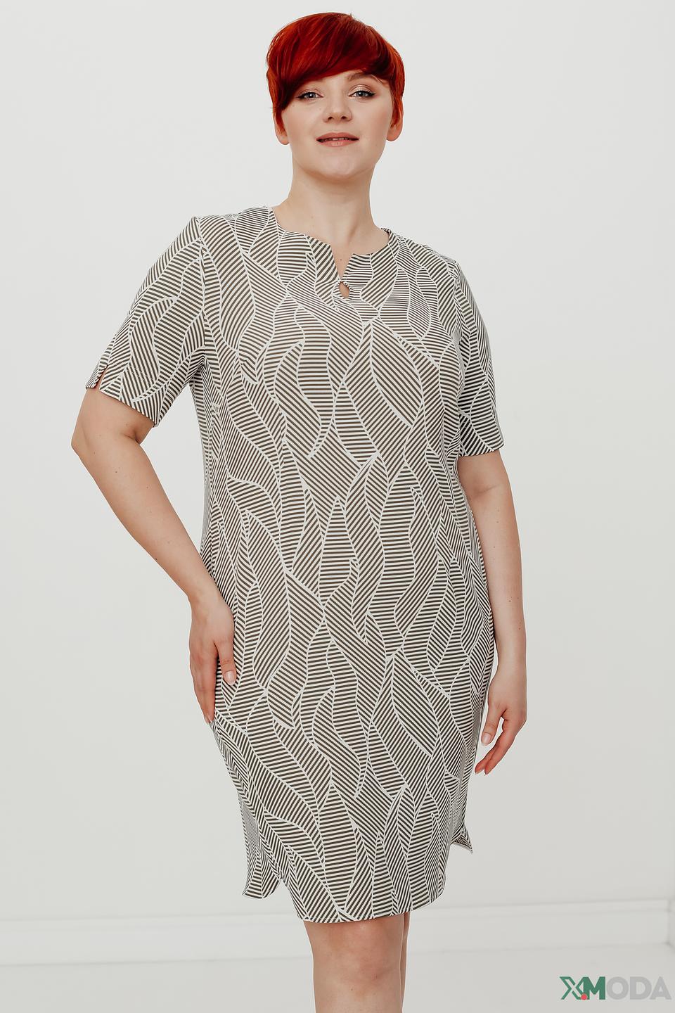 Платье Frank Walder с принтом