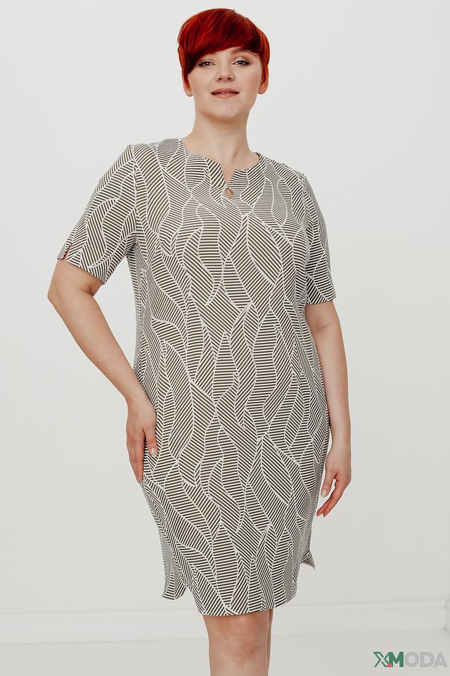 Платье Frank Walder с принтом