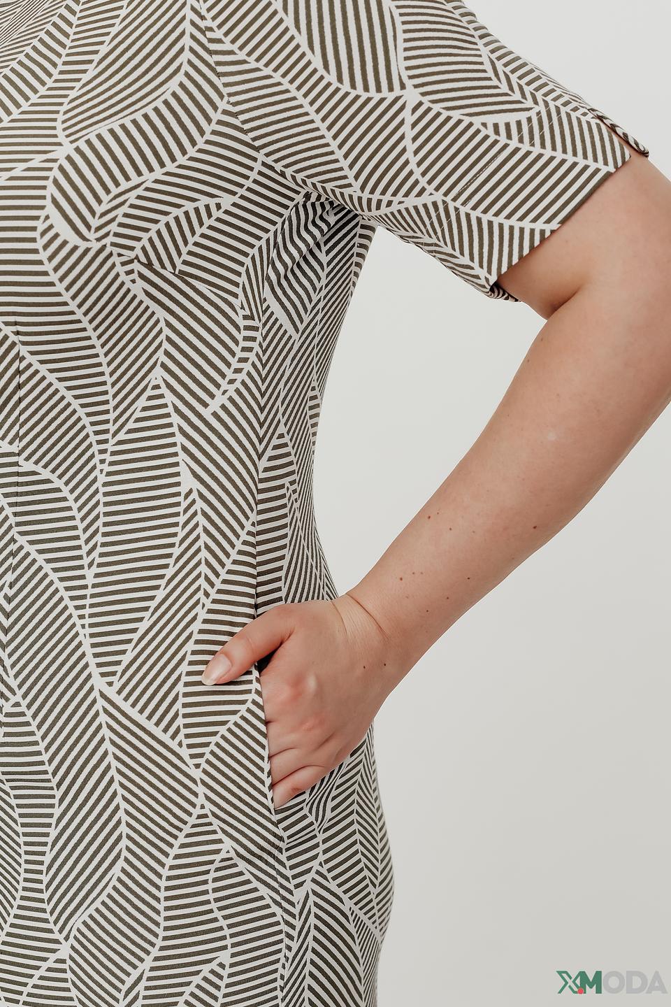 Платье Frank Walder с принтом