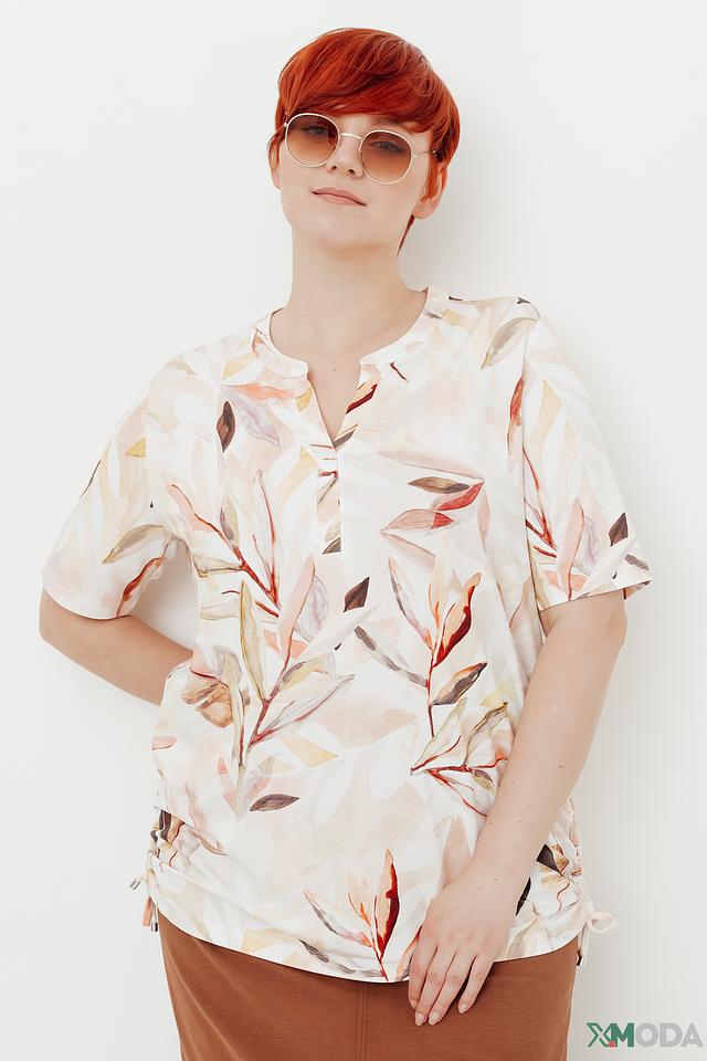 Блуза Frapp с цветочным принтом