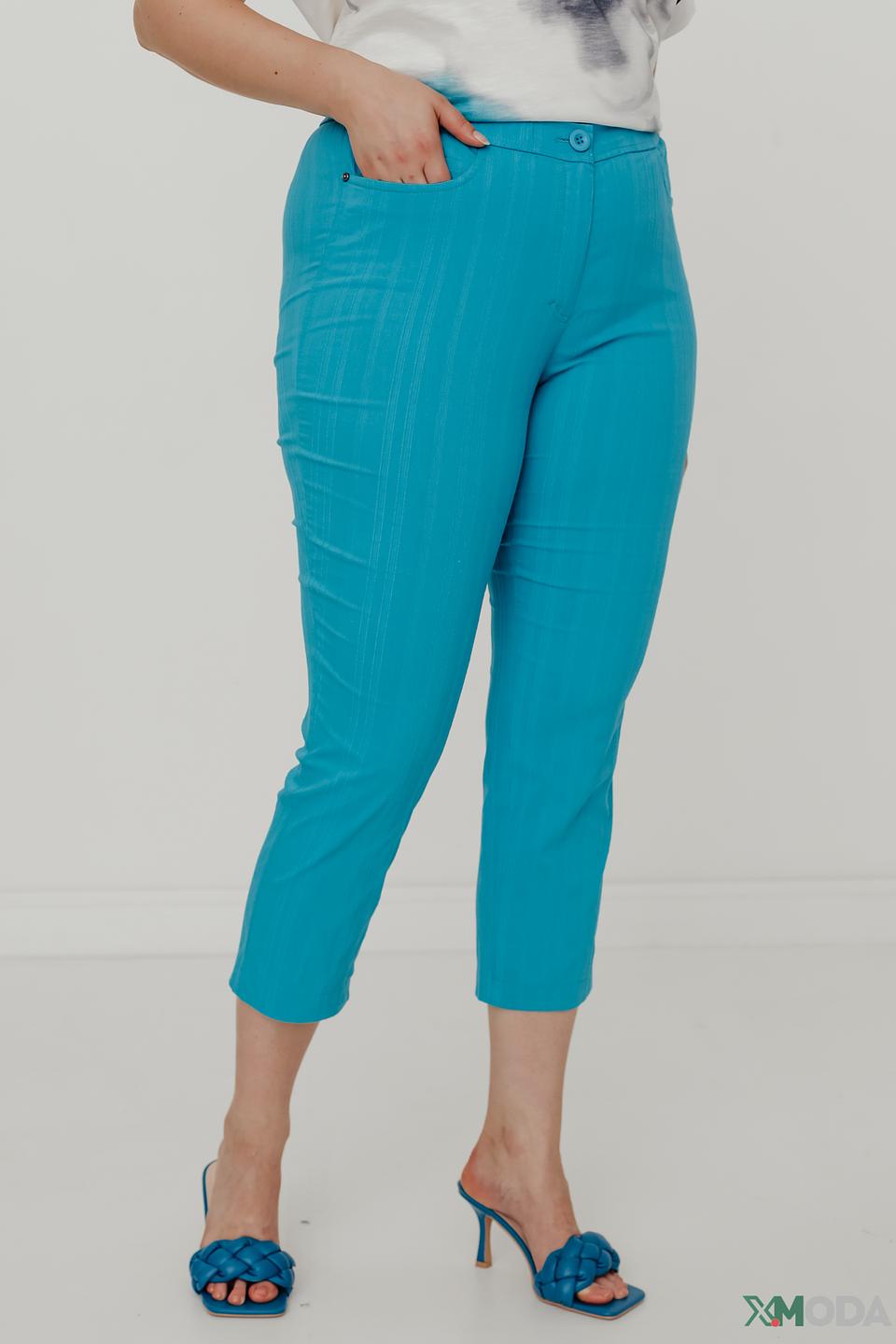 Брюки Samoon бирюзовые