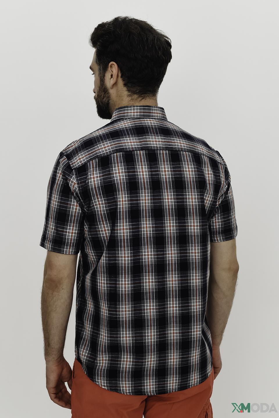 Рубашка кр. рукав Tom Tailor в клетку