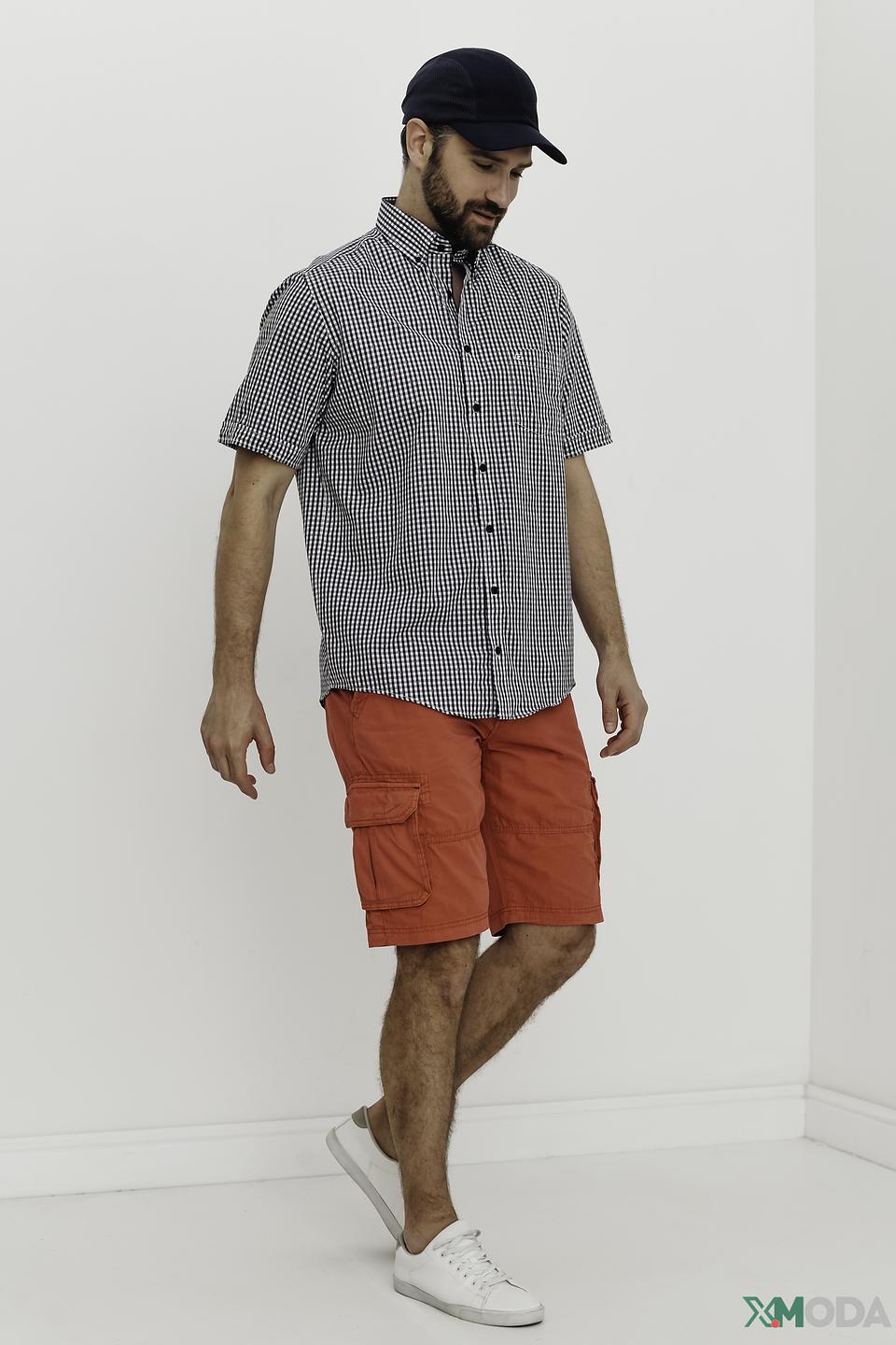 Рубашка кр Casa Moda в клетку