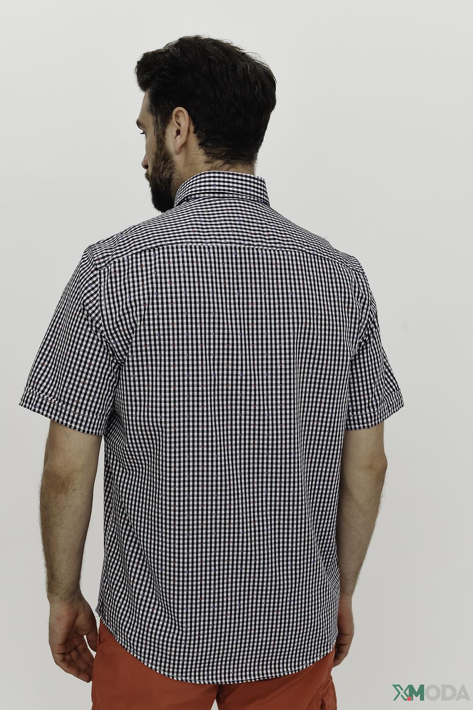 Рубашка кр Casa Moda в клетку