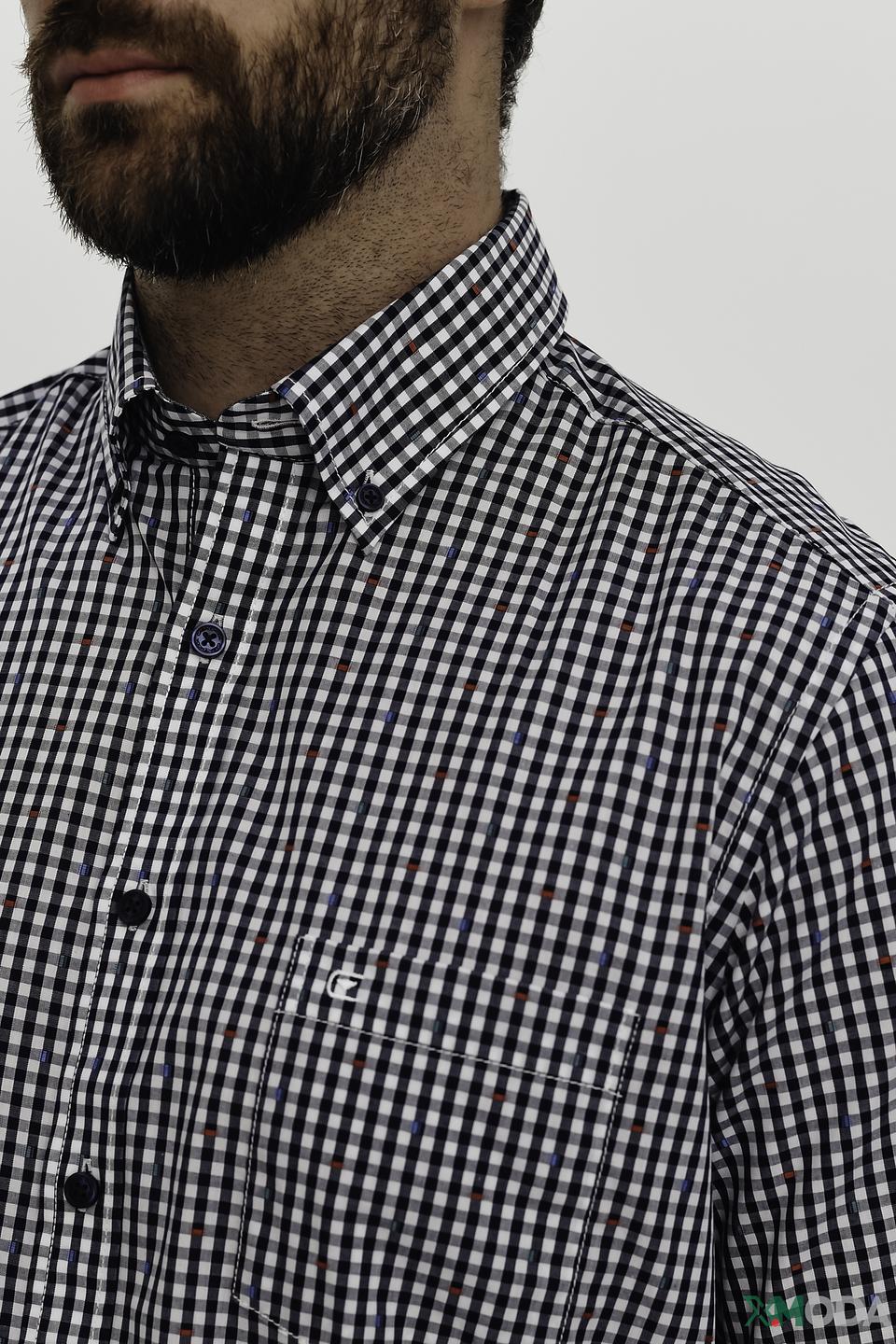 Рубашка кр Casa Moda в клетку