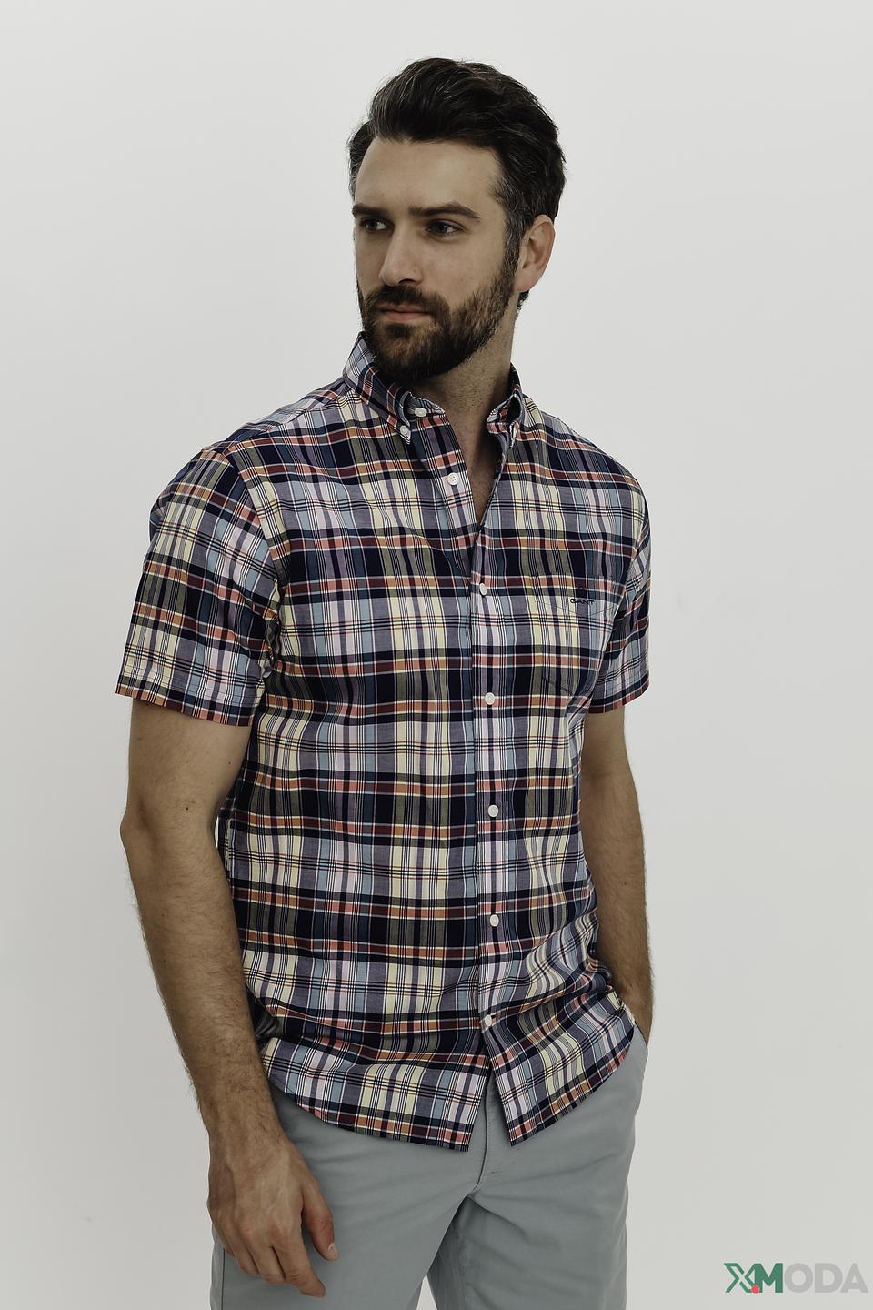 Рубашка Gant муж. в клетку