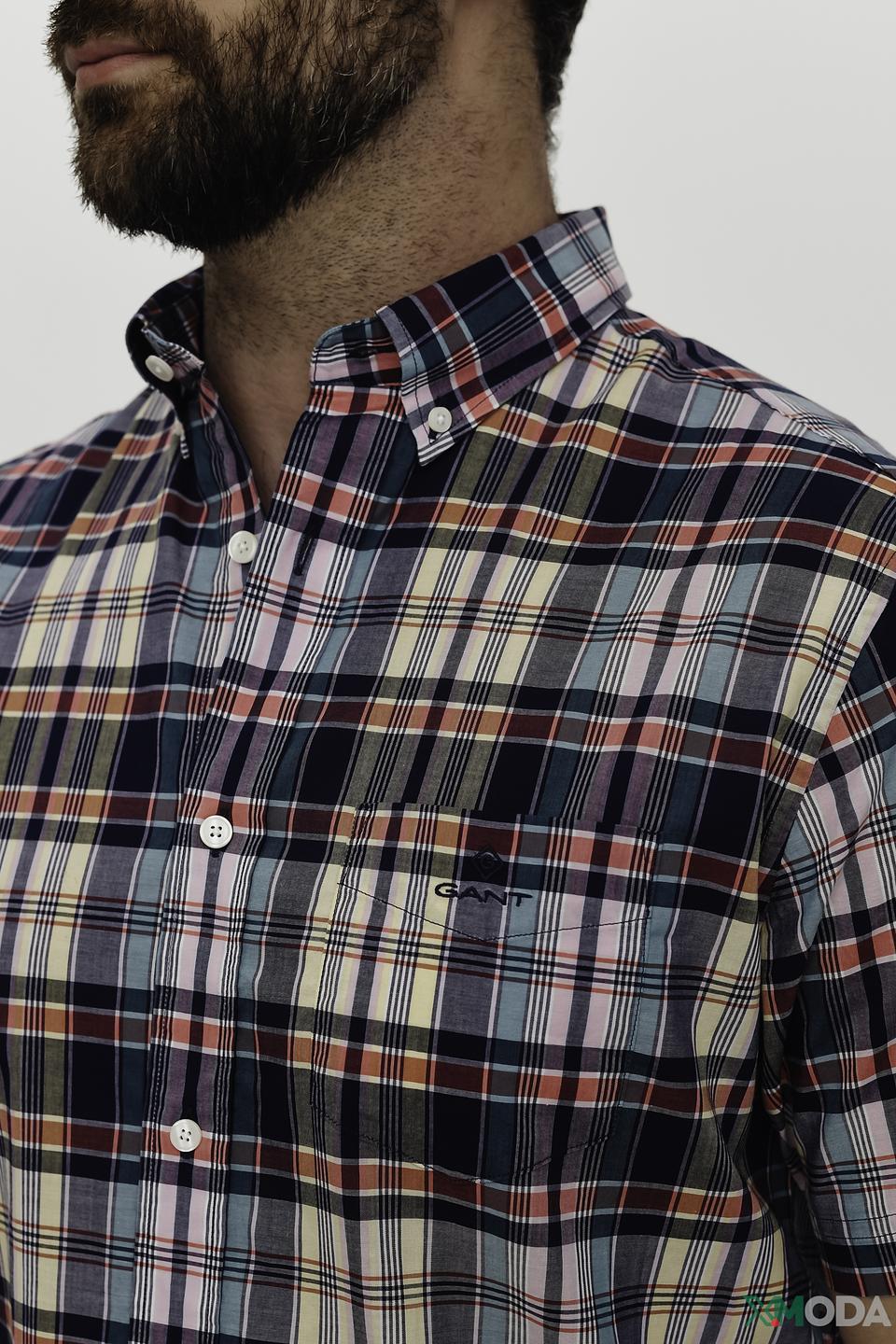 Рубашка Gant муж. в клетку