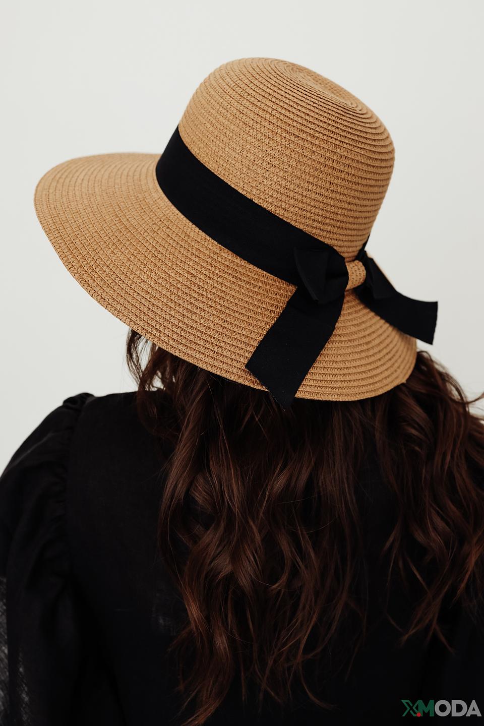 Шляпа Wegener с лентой бежевая