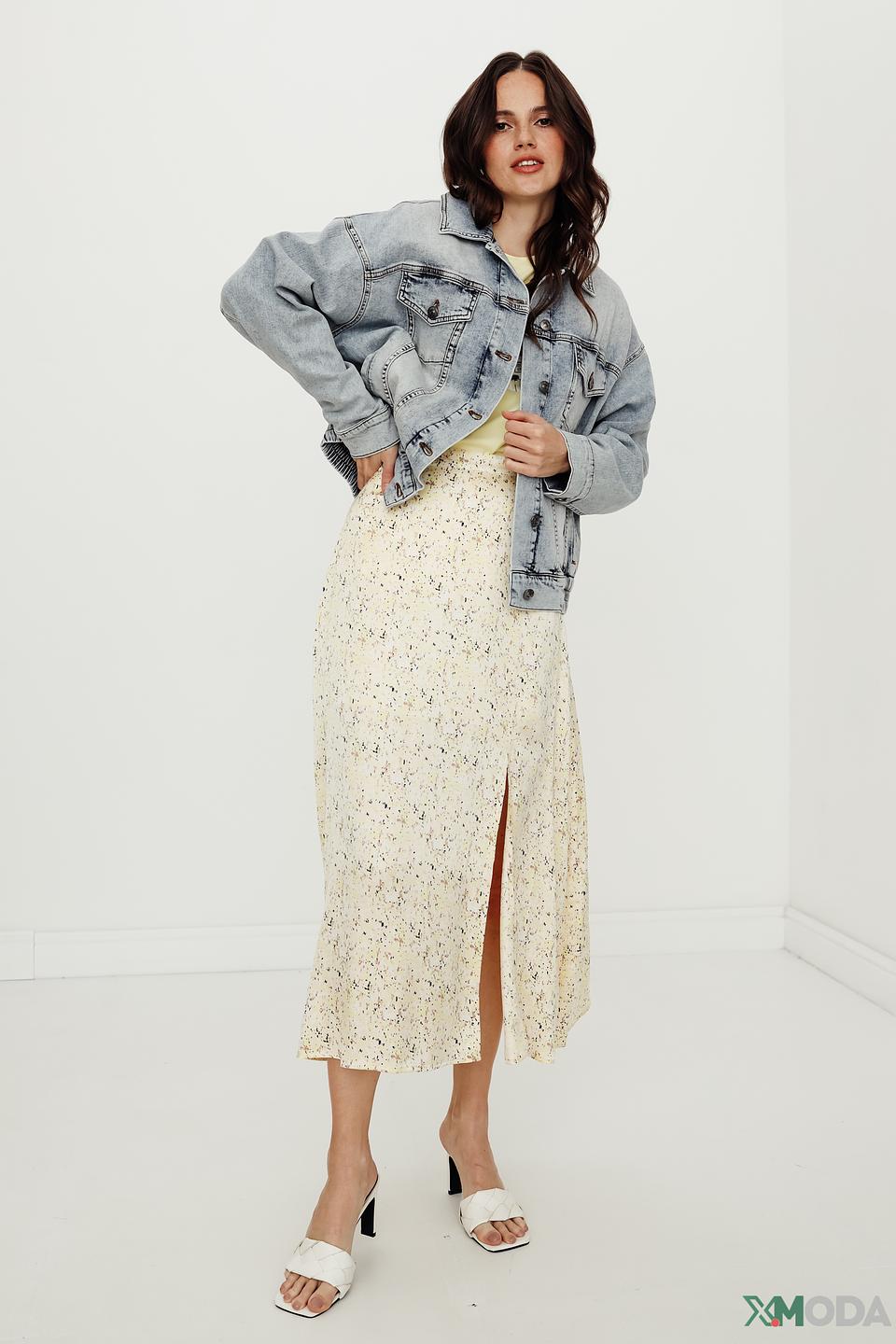 Жакет Oui деним светло-голубой