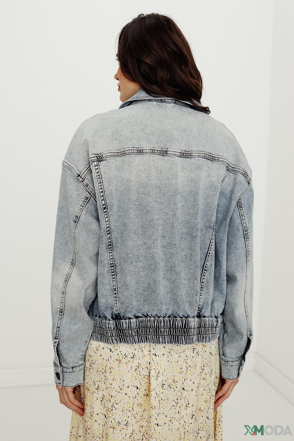 Жакет Oui деним светло-голубой