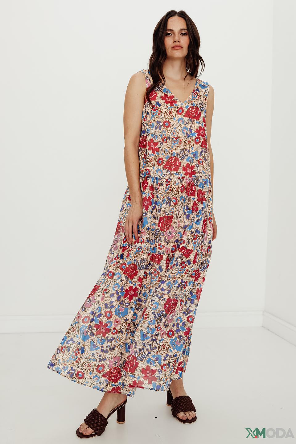 Платье Oui цветочный принт