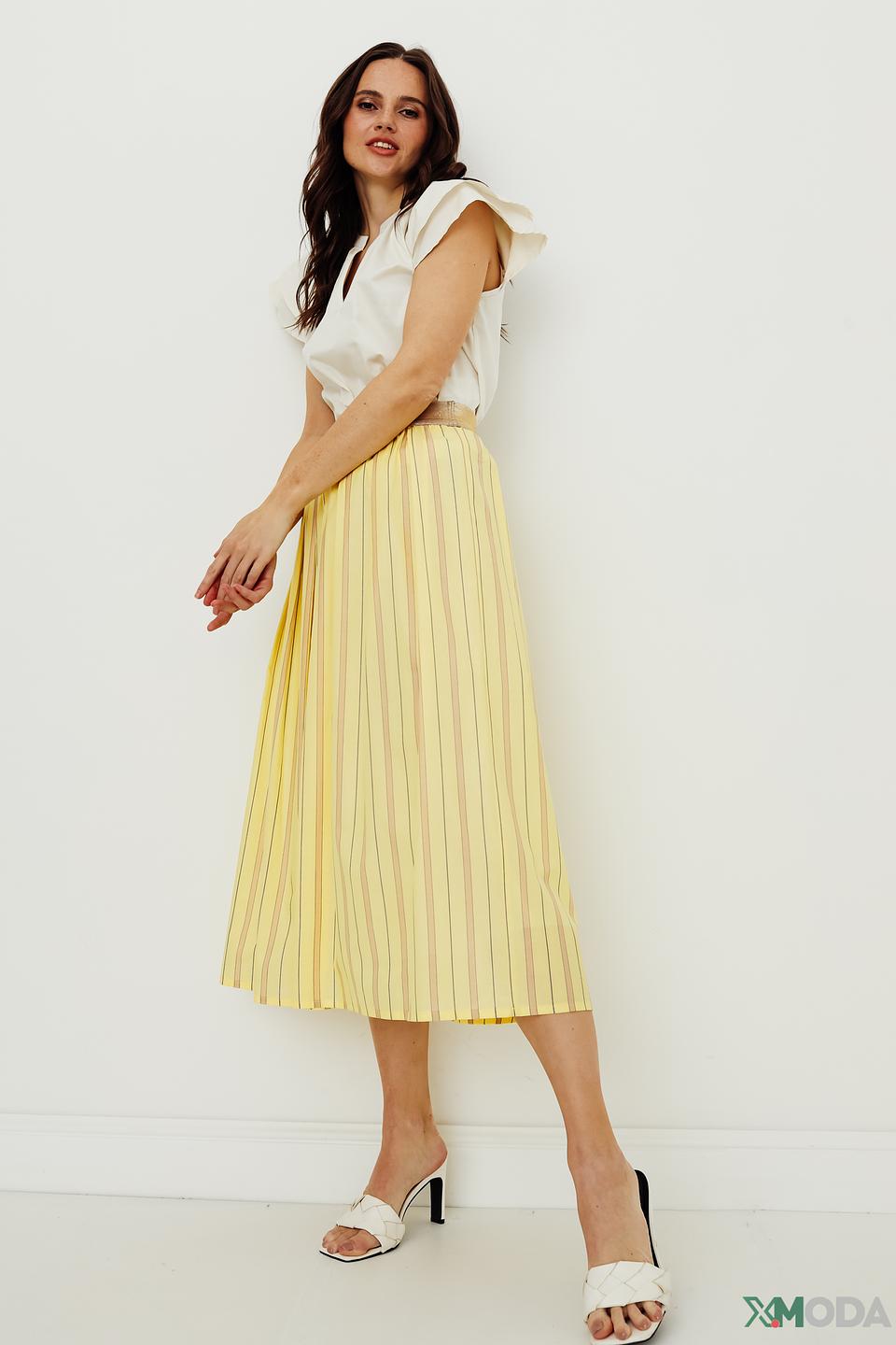 Юбка Gardeur в полоску жёлтая