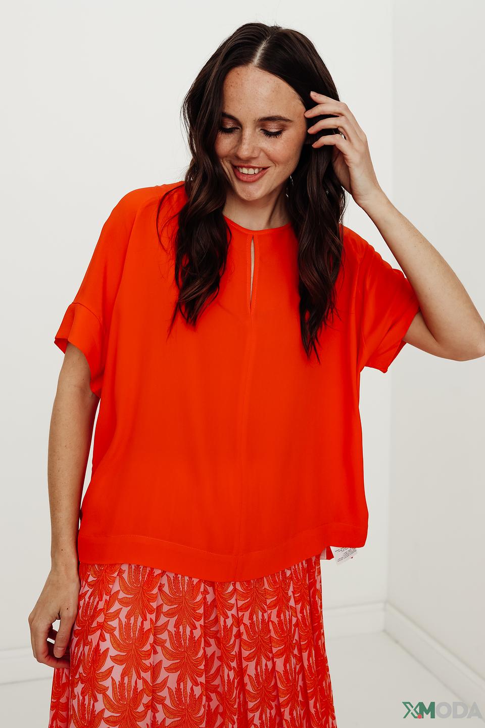 Блуза Luisa Cerano оранжевая