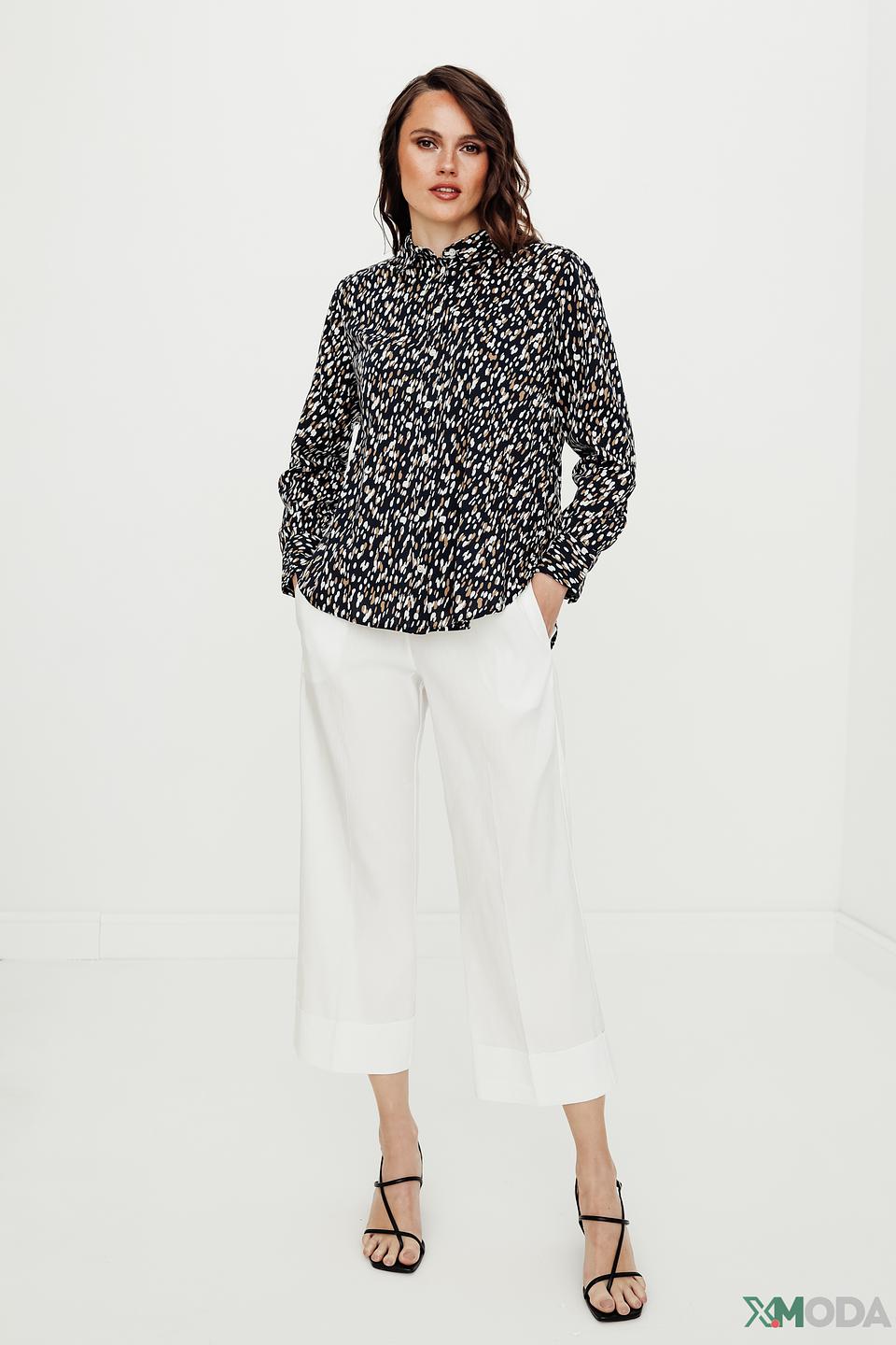 Рубашка Tom Tailor с леопардовым принтом