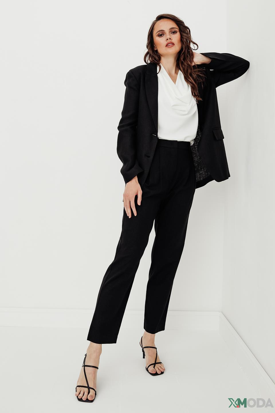 Брюки Kaos чёрные прямые