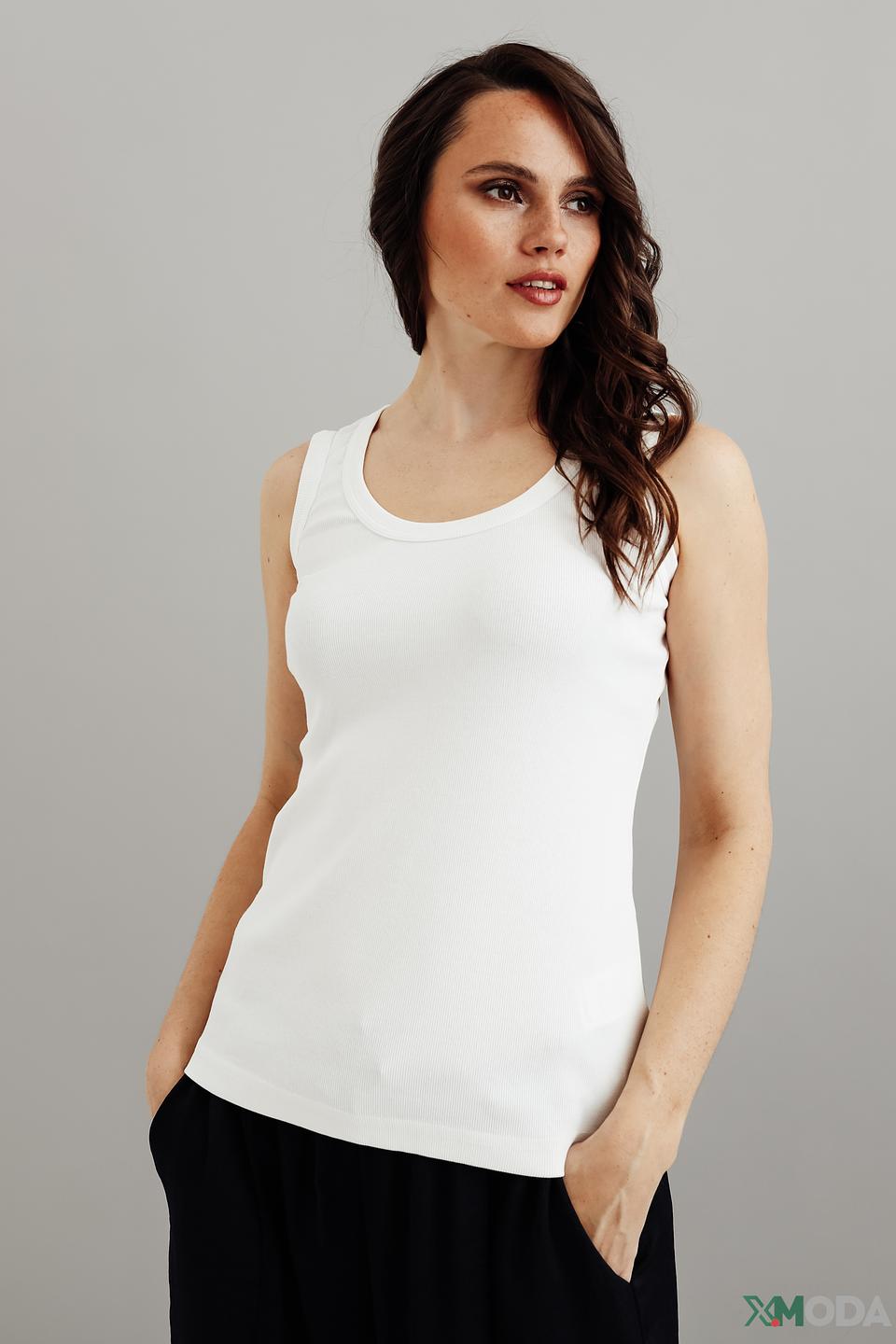 Топ Be Yourself базовый белый