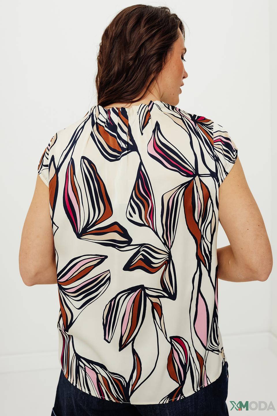 Топ Comma с цветочным принтом