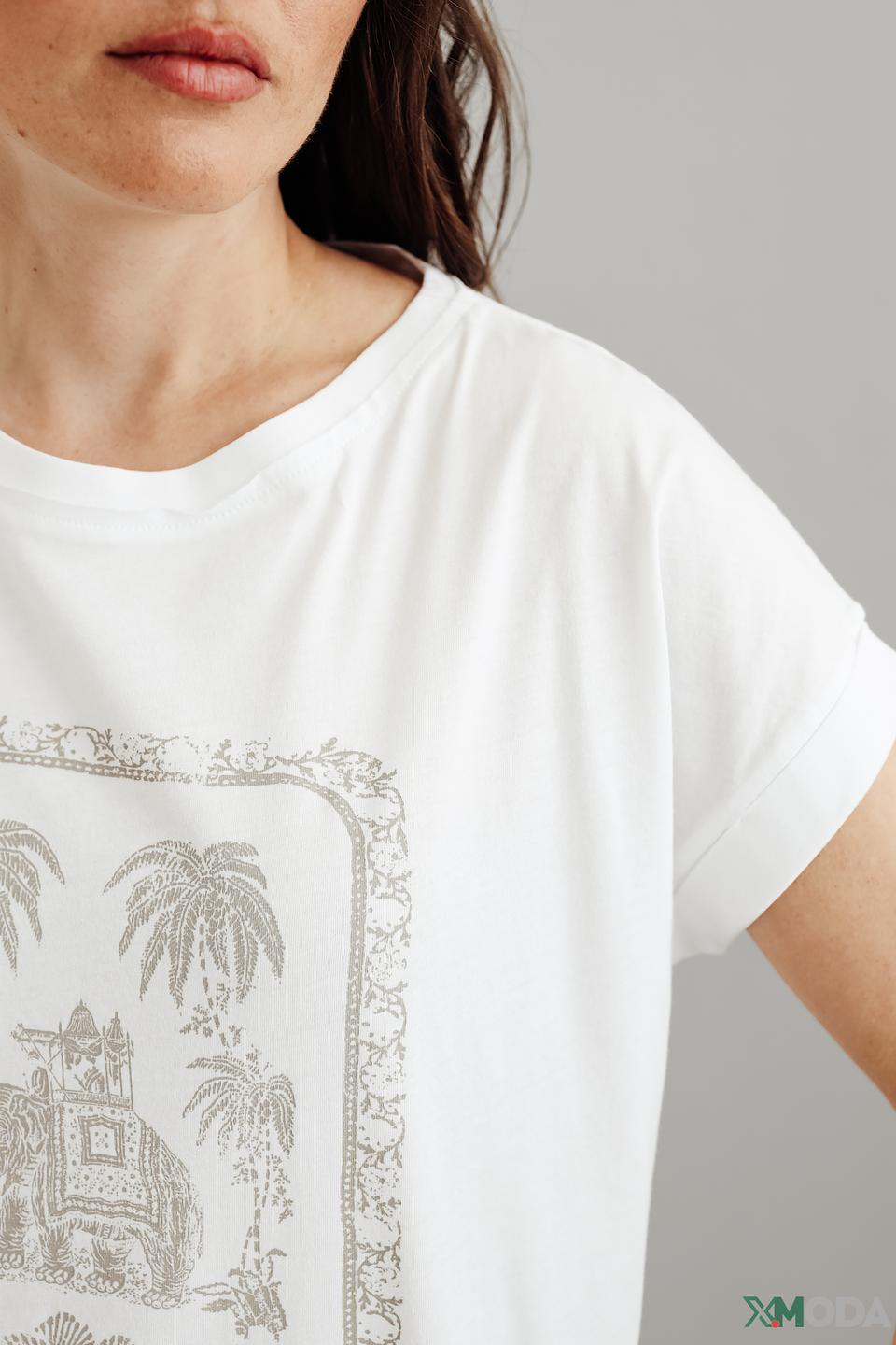 Футболка Luisa Cerano с принтом