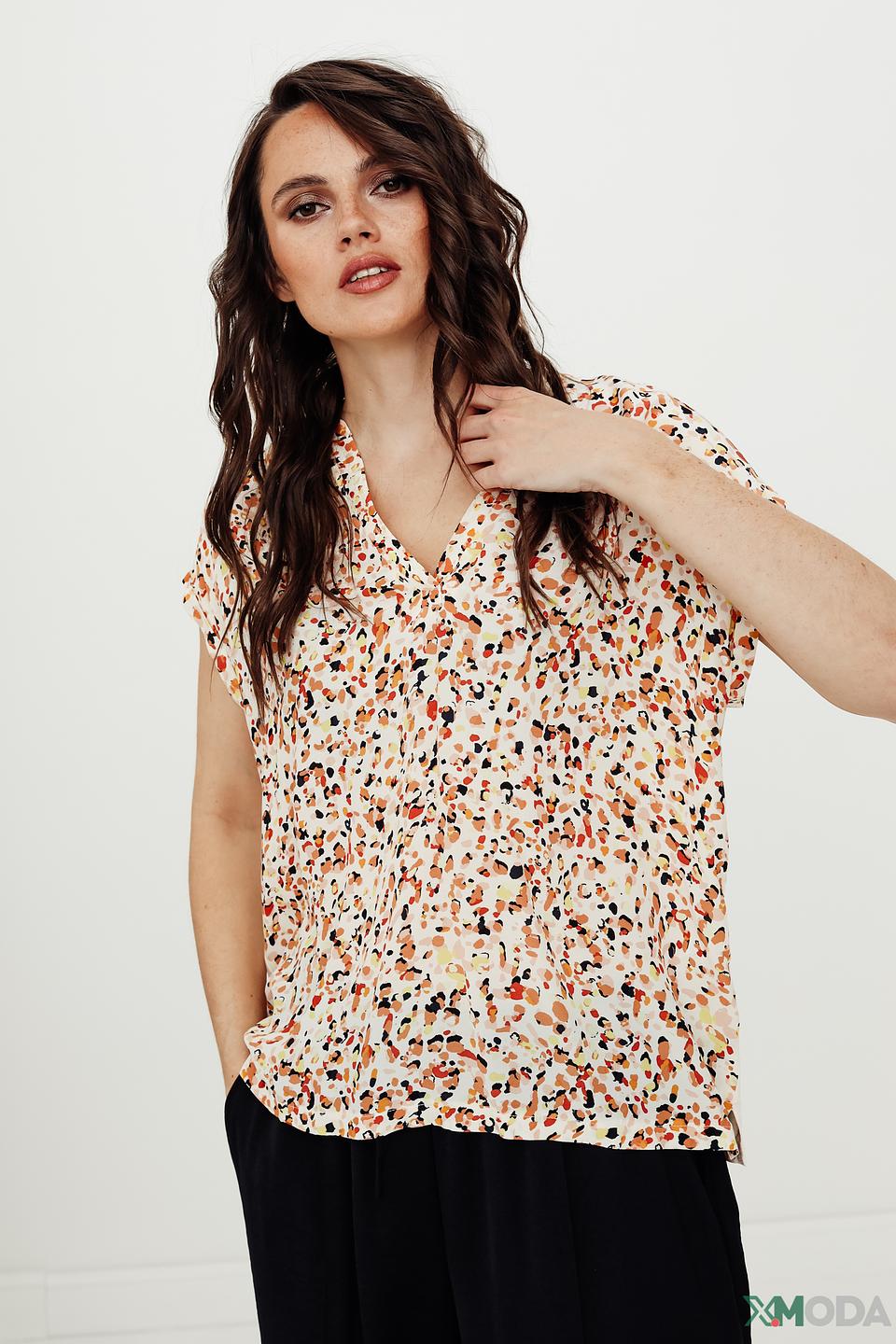 Блуза s.Oliver с леопардовым принтом