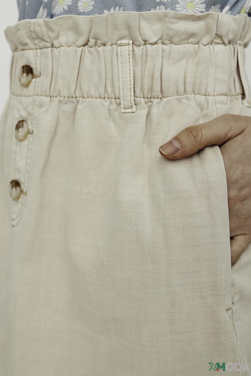 Юбка Tom Tailor denim бежевая