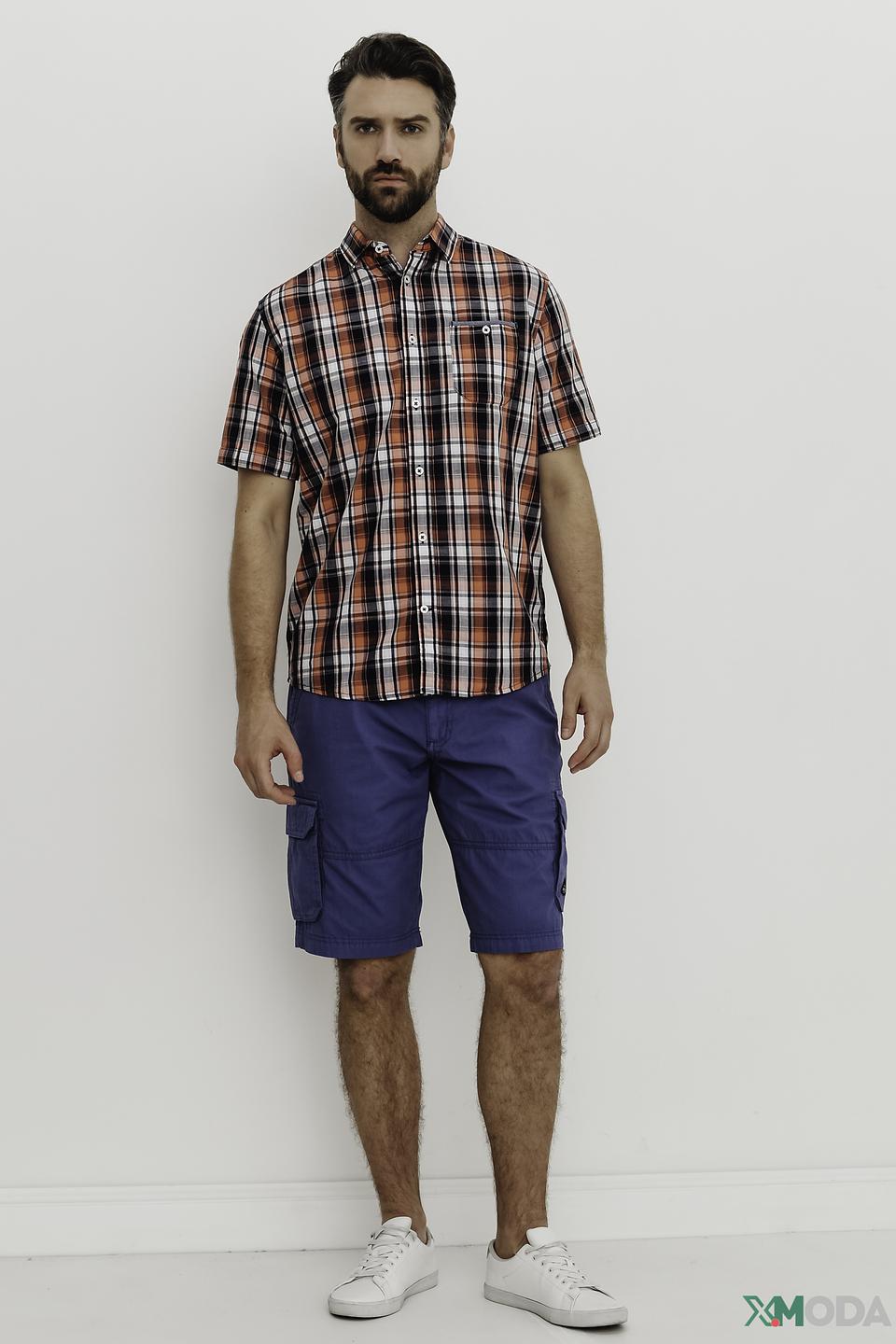 Рубашка кр Tom Tailor в клетку