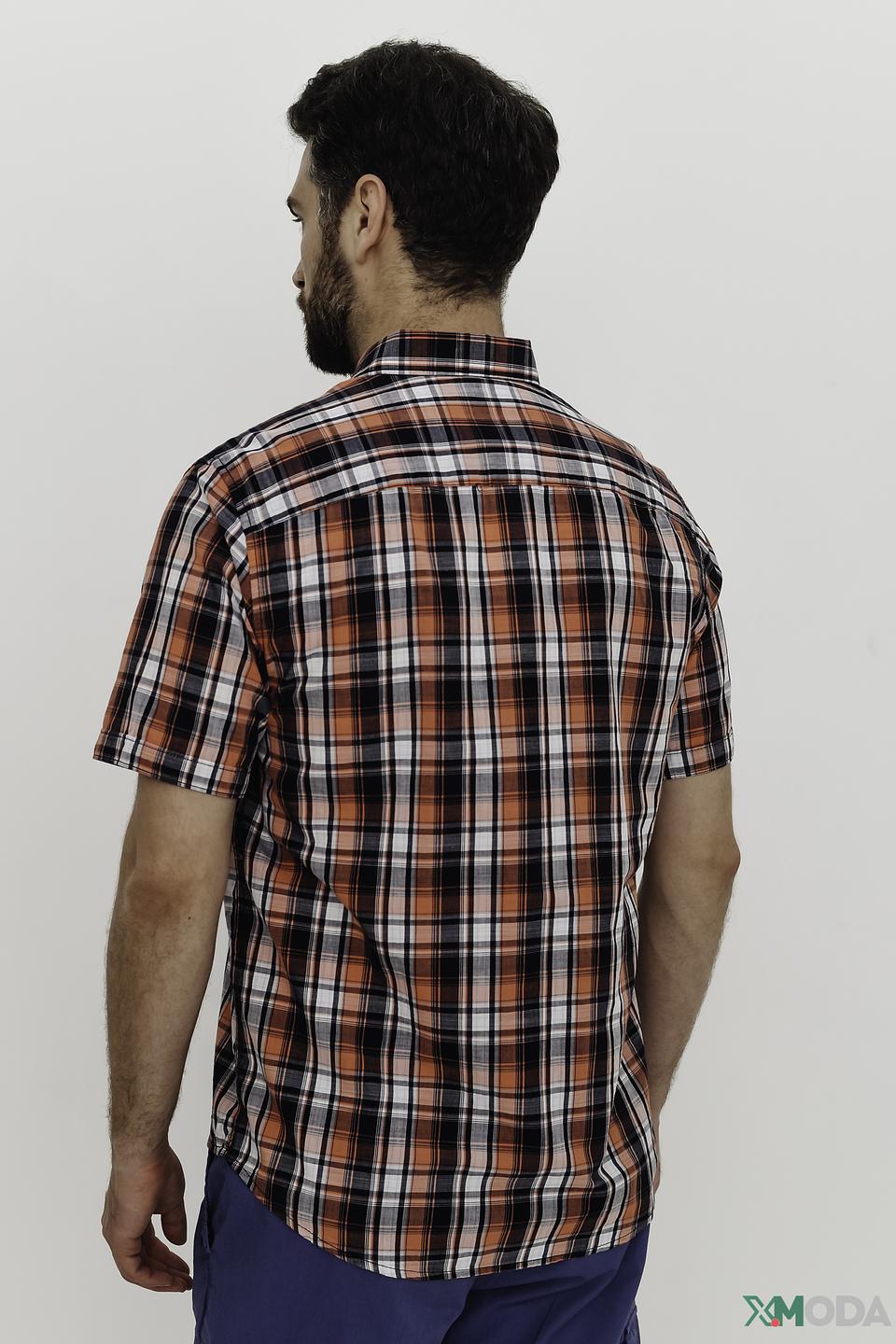 Рубашка кр Tom Tailor в клетку