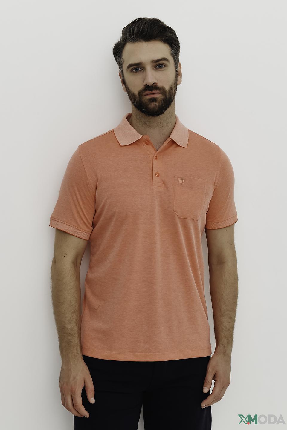 Поло Basefield персиковое