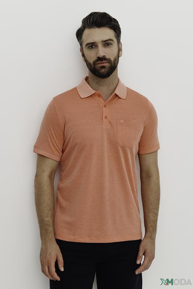 Поло Basefield персиковое