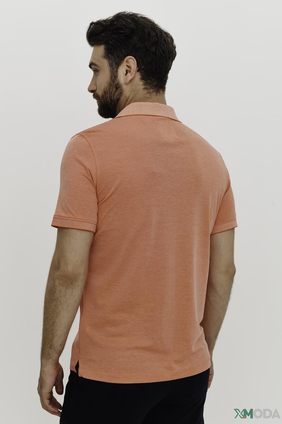 Поло Basefield персиковое