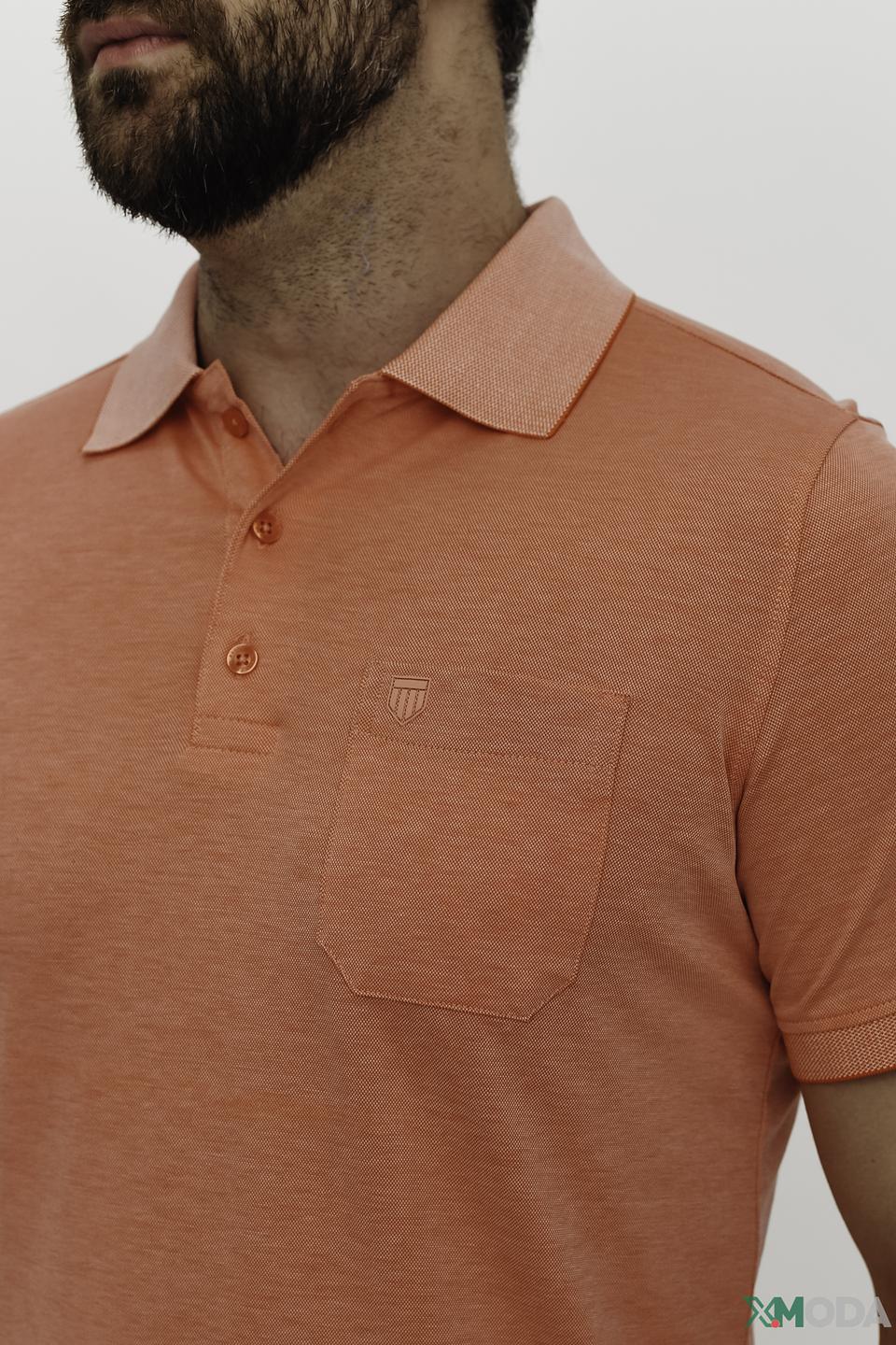 Поло Basefield персиковое