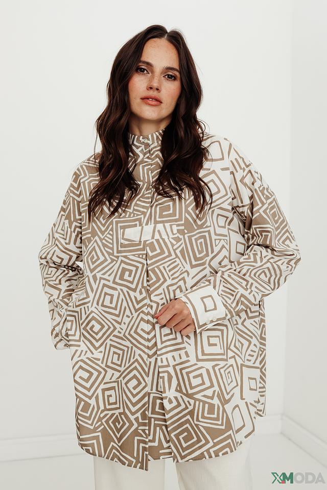 Платье Manila Grace с геометрическим принтом