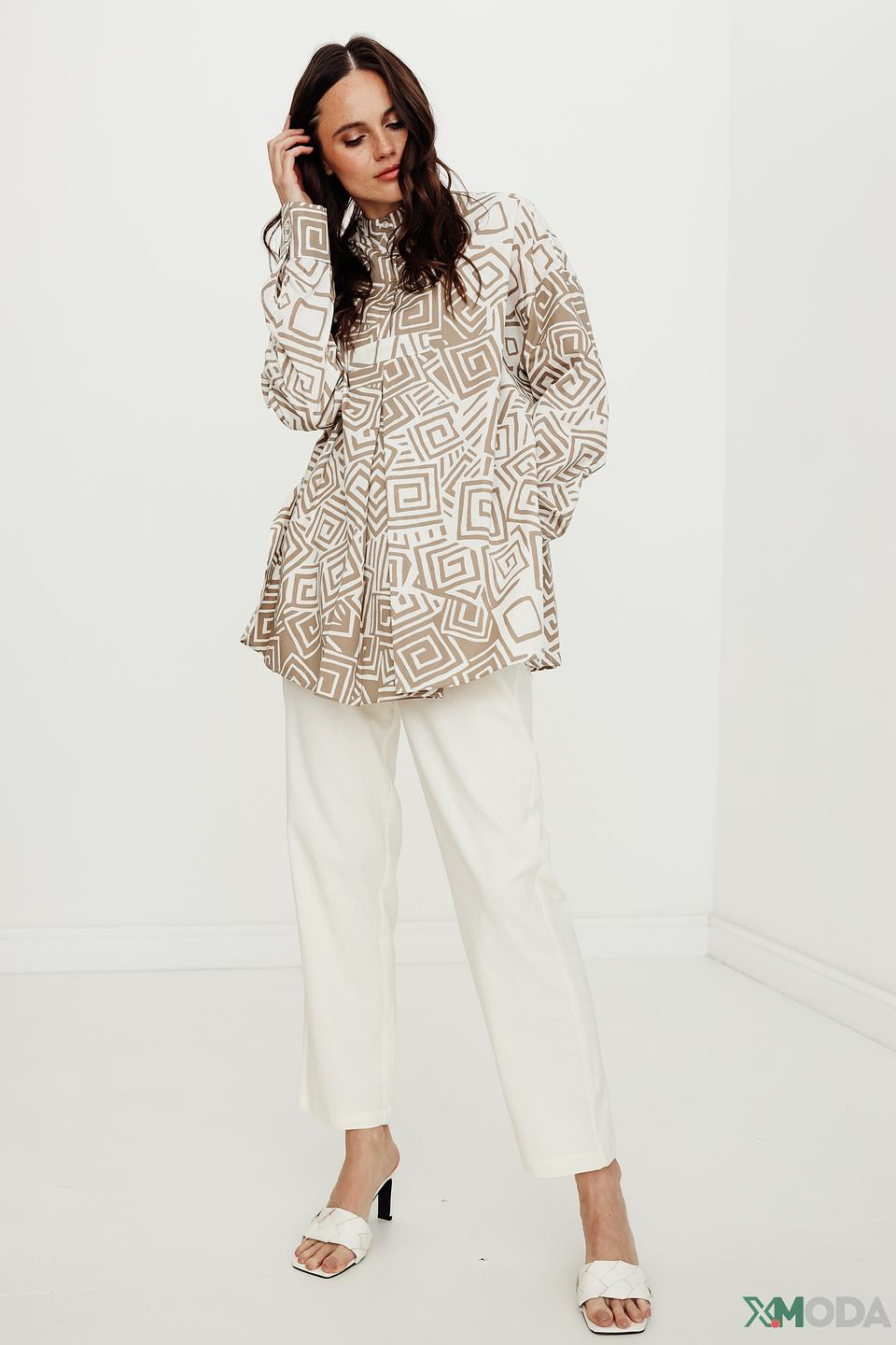 Платье Manila Grace с геометрическим принтом